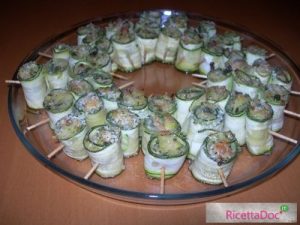 Involtini di zucchine