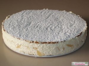 Torta ricotta e pere