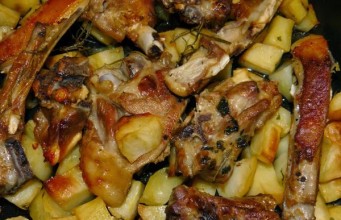 Agnello al forno con patate
