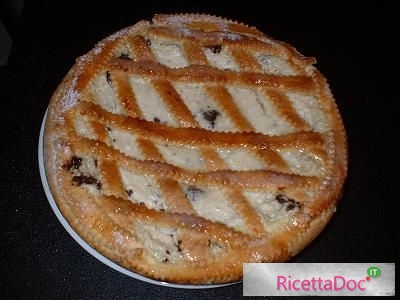 crostata di ricotta e cioccolato