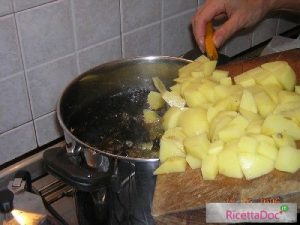 Gnocchi Val Chievenna cuocere le patate