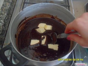 torta cioccolato caffè inserimento burro