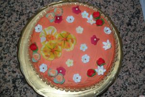 torta con crema rocher