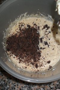 crema alla ricotta inserimento cioccolata
