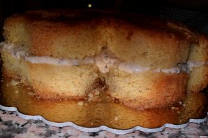 crema alla ricotta assemblaggio torta