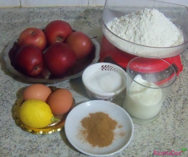 ingredienti torta di mele